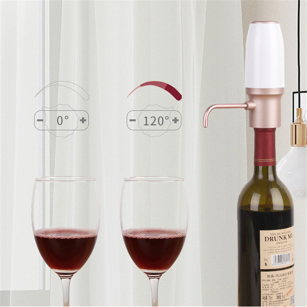 Usb automatisk vinpump elektrisk karaff bärbar snabb vinluftare karaff smart snabb dekanterande vinautomat