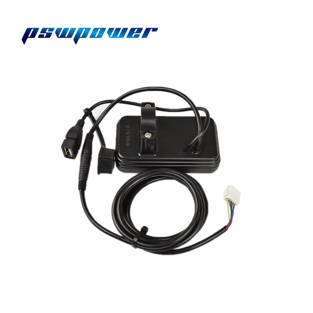 KT-LCD1 électrique de vélo de 24V/36V ou 36V/ 48V avec des pièces de vélo électrique d'affichage de panneau de commande de connecteur d'usb