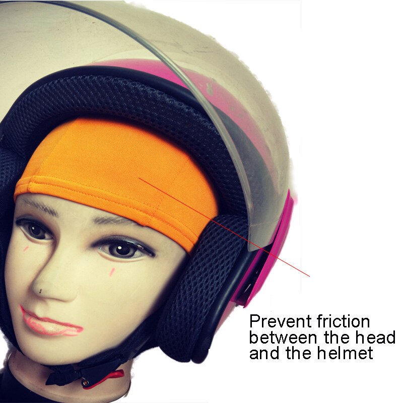Forro suave para casco, gorra de calavera de secado rápido, casco para ciclismo deportes de bicicleta, gorro transpirable para adultos, Unisex ED889