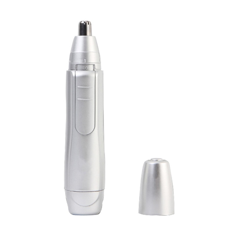 Nose Trimmer Ear Hair Trimmer Battery Operated Stainless Steel Dual-Edge Blades Facial Hair Trimmer (Detachable Head And Washabl: Default Title