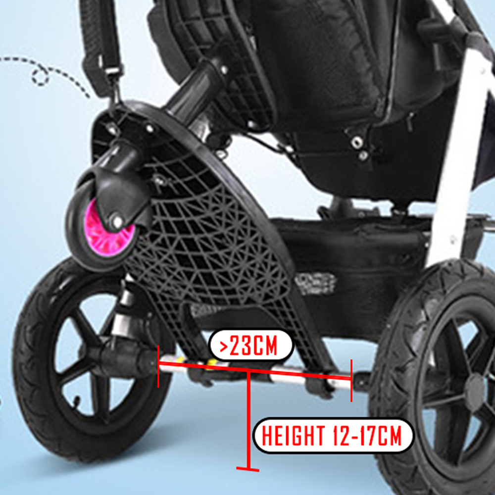 Baby autostol tilbehør klapvogn pedal adapter ekstra trailer tvillinger scooter blaffer barn stående sæde klapvogn tilbehør
