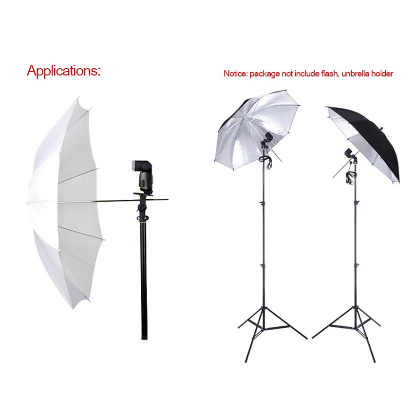 lightweight portable photographing reflector soft flash diffuser,portrait clothing shooting reflective white soft light umbrella