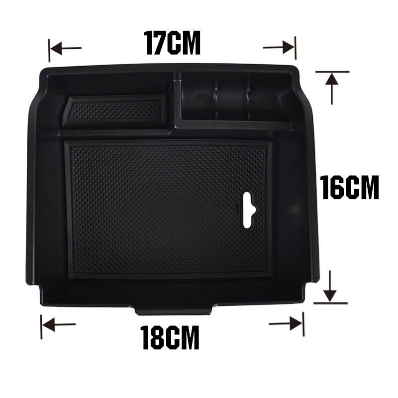 For Toyota Hilux AN120 AN130 - Armrest Storage Box Center Console Container Bin Tray Holder Case Car Organizer