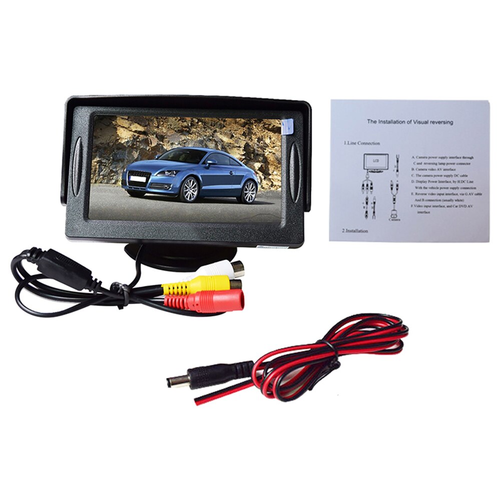 Auto Monitor 4,3 inch High-definition TFT Digitale Lcd-bildschirm Auto Rückansicht Reverse Display Backup Park View Monitor