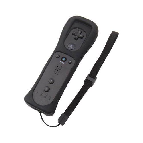 Mando a distancia inalámbrico Bluetooth con Sensor de movimiento negro para juego de consola Nintendo Wii