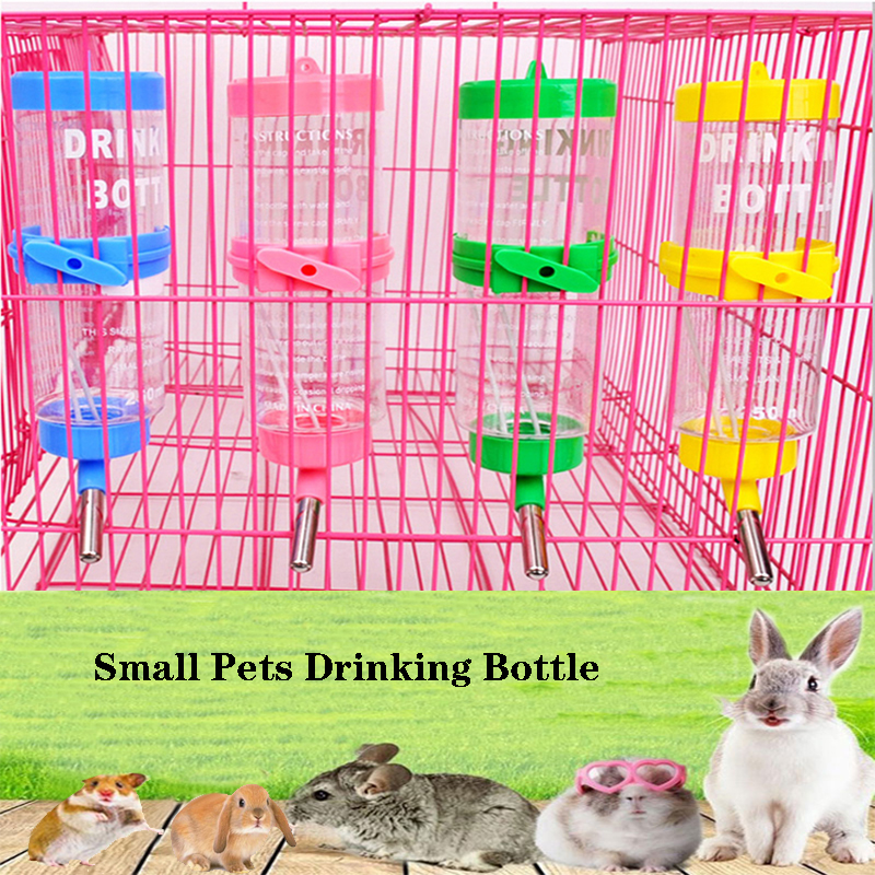 250ml Hamster Drinker Plastic Waterfles Dispenser Feeder Opknoping Huisdier Cavia Eekhoorn Konijn Hond Drinken Hoofd Pijp Fontein