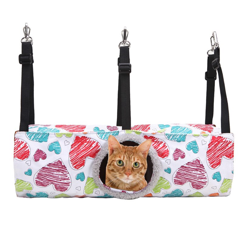 Canvas zachte gat hamsterkooi schattige fleece kattenhangmat kattenhuis slaapmat lage prijs binnenbedden kattenkooien: Default Title