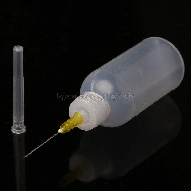 50ml Dispenser Bottle for Rosin Solder Soldering Liquid Flux with 1 Needle N02 19