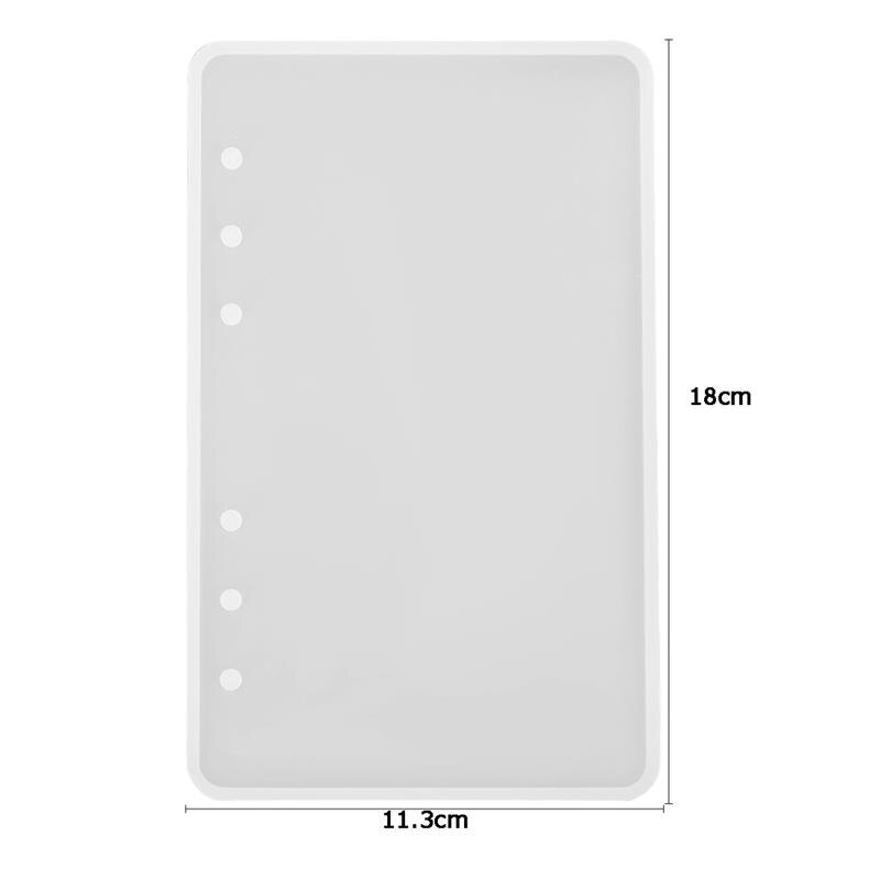 1PC A5 A6 A7 Notebook DIY Handcraft Silicone Mold Expoxy Tools Resin Molds For Jewelry Craft Book Resin Craft Molds: A6