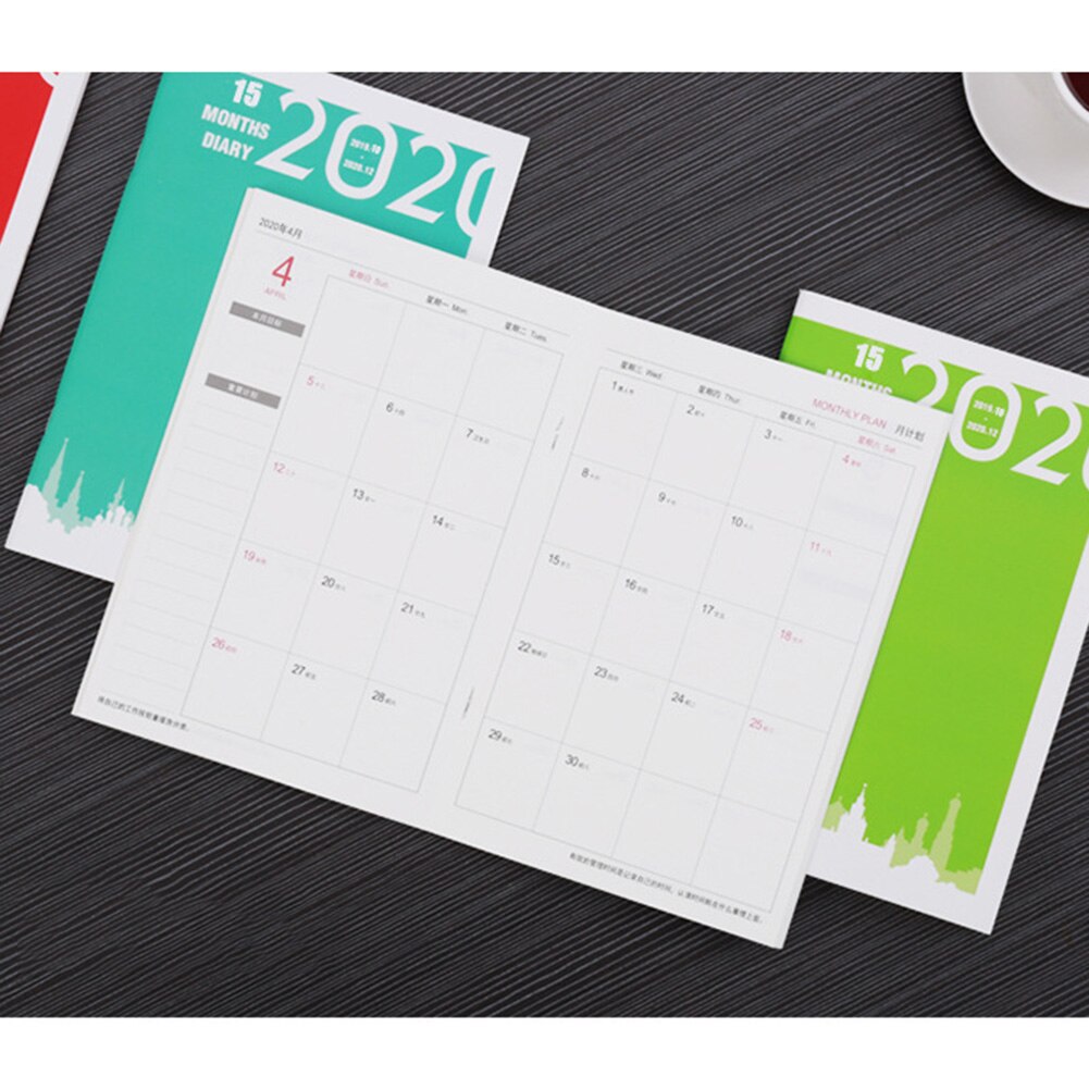 Notebook Planner Agenda Journal A5 Meeting Book School Stationery Monthly Plan Supplies Student Supplies