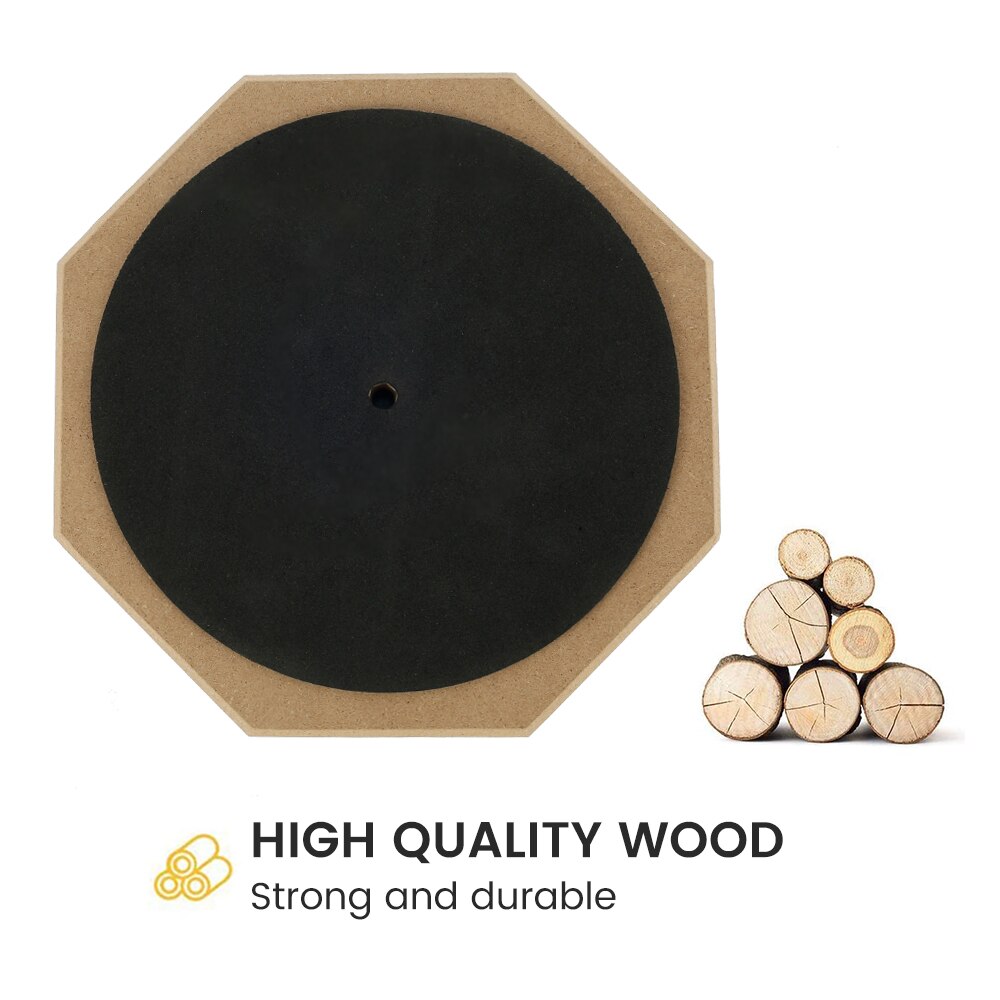 Rubber Wooden Dumb Drum for Beginner Practice Trai... – Grandado