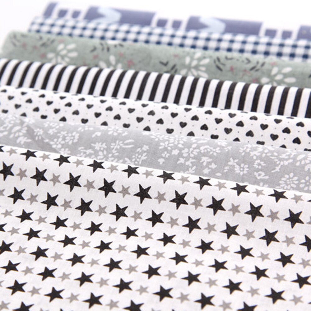 50 stk bomuldsstof stof quiltning syudstyr 100%  bomuldsbundter firkanter patchwork til manuel gør-det-selv syning