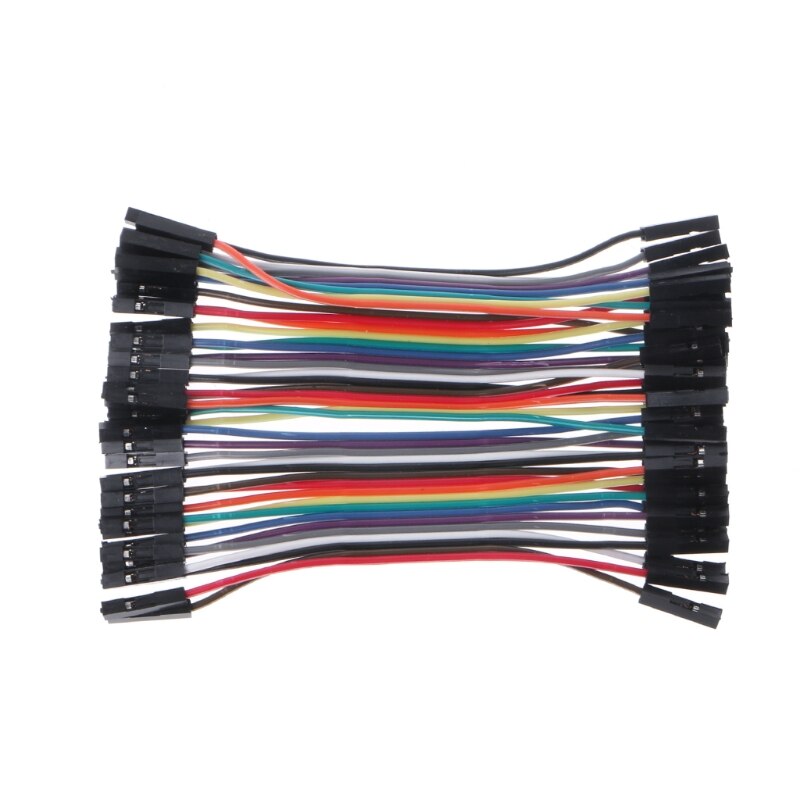 satkit 40pcs femmina femmina cavo du Pont Jumper cavo 30