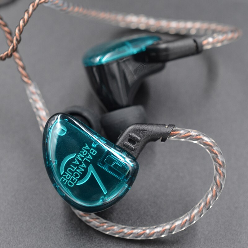 KZ AS06 3BA Balanced Armature In Ear Earphone HIFI Running Sport Earphones Earplug Headset KZ ZS10 ZSX ZST AS16 ZSN ZSTX V90 BA5