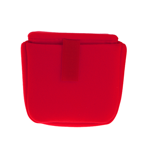 Shockproof Camera Lens Case Pouch Insert Kussen Partitie Gevoerde Tas Voor Dslr: Red