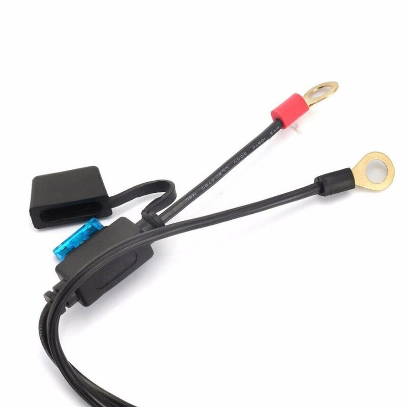 12V Motorrad Batterie Ladung USB Kabel Adapter Wasserdichte USB Ladegerät Ladegerät Sicherheits Zuverlässige Batterie Ladung USB Kabel