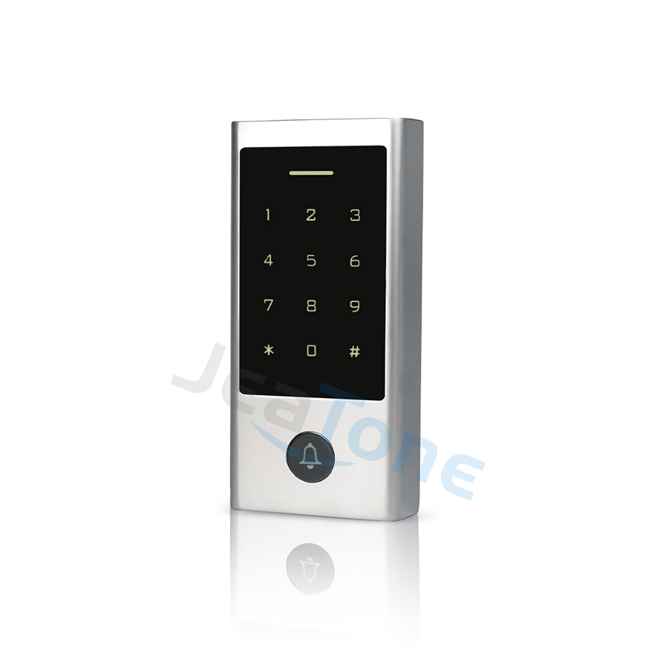 JeaTone 125KHz Card Access Control Keypad Reader IP66 Waterproof WG 26 Output DC12V Door Lock/Gate Opener(with Password Unlock): Default Title