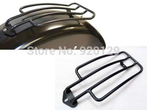 Porte-bagage pour Moto Harley Sportsters | Noir, siège arrière Solo, porte-bagages étagère XL 1200 Iron 48 883 1985-2003
