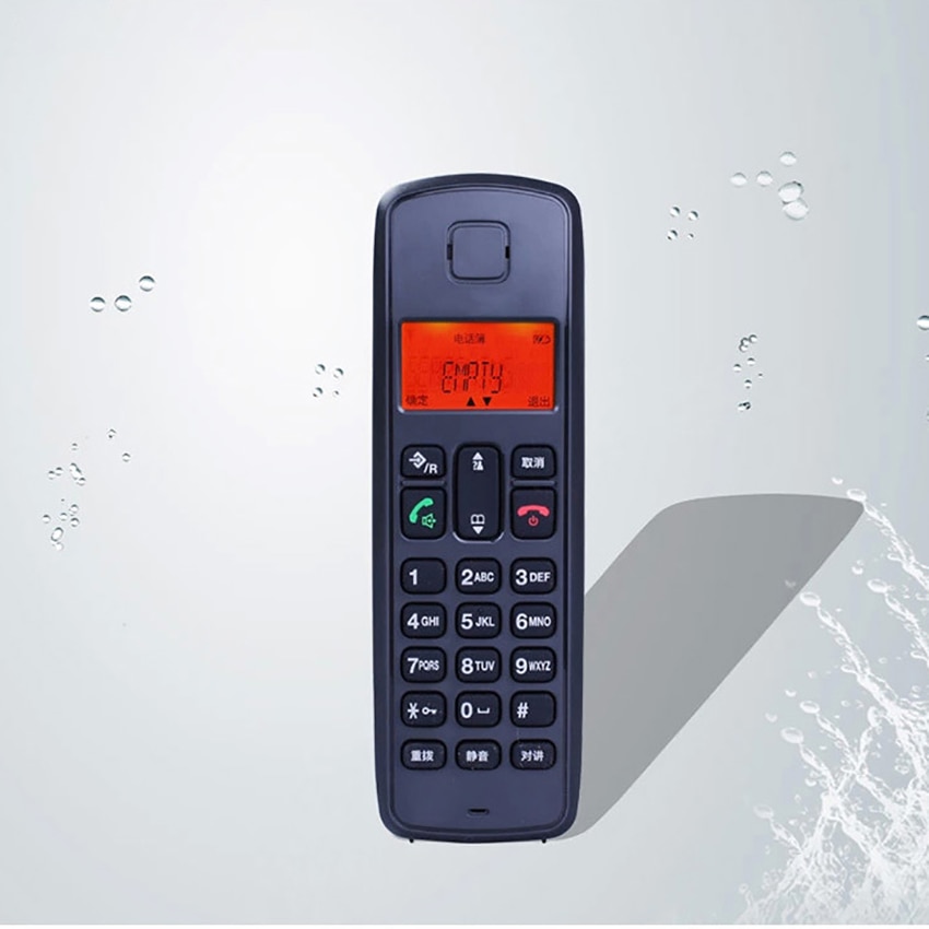 Expandable Cordless Phone with Caller ID/Call Waiting, Keypad Lock, Hands-free Speaker, 1 Cordless Handset, Multiple Languages