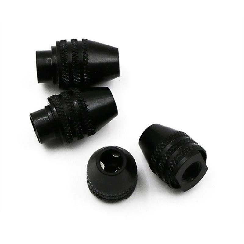 Mandrino autoserrante Mini trapano a cambio rapido mandrino 0.3-3.2mm cacciavite adattatore per avvitatore a percussione pinze per trapano elettrico