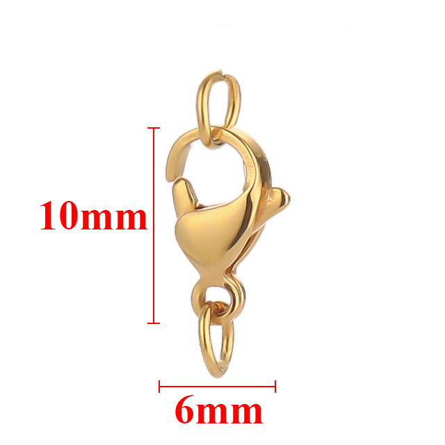 25Pcs Rvs Kreeft Sluitingen Jump Ringen Haken Connector Armband Ketting Kettingen Diy Sieraden Maken Bevindingen Supplies: Roze