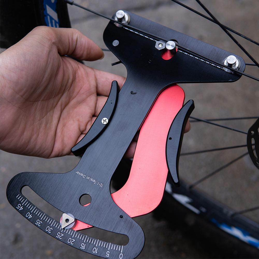 Ekerspänningsmätare hjul ekrar checker pålitlig indikator exakt och stabil tävla med blått verktyg cykelverktyg