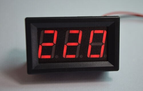 AC 70V-500V 110V 220V 230V 240V 3-Digital LED AC Spannung panel Meter Voltmeter Erhältlich in drei farben