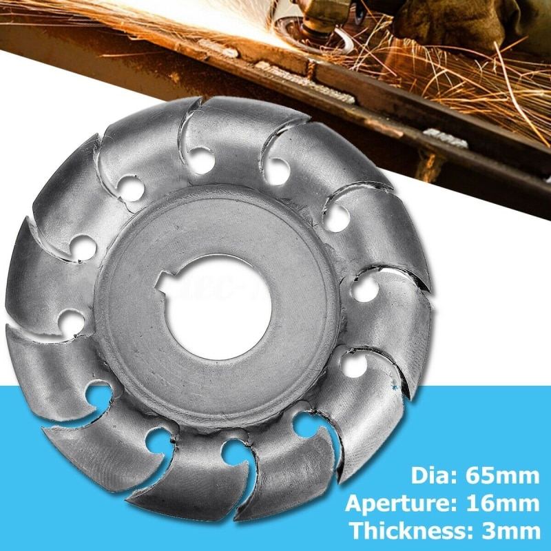 1PCS Electric Angle Grinder Shaping Blade Wood Carving Disc Cutting Woodworking Tool