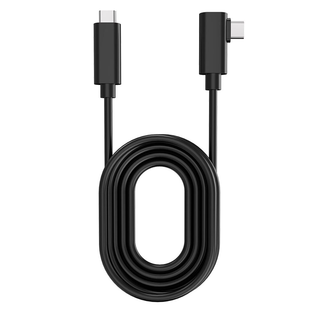 Cable USB de 3M/5M a tipo C para auriculares Oculus Quest 2, Cable de realidad Virtual de 90 grados VR, Cable de carga USB 3,1 a C: Type C to Type C 5M
