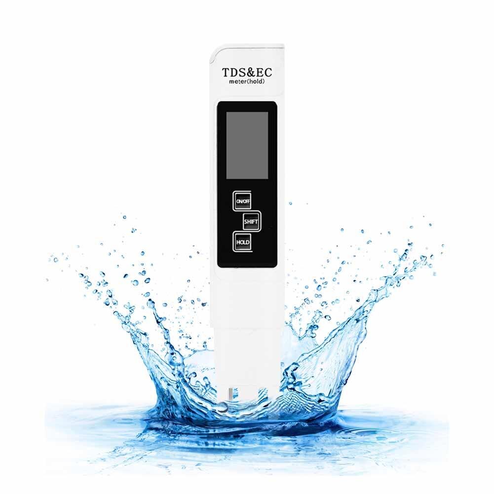 Penna per Test di qualità dell'acqua 3 In 1 Display digitale Lcd Tds conduttimetro per metalli pesanti misurazione della temperatura del valore Ec