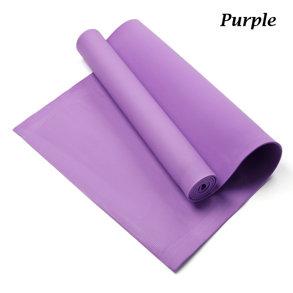 1pc 4mm fargerike myke eva antiskliteppe yogamatter gymnastikk sport helse gå ned i vekt fitness treningsunderlag sport yogamatte: Lilla