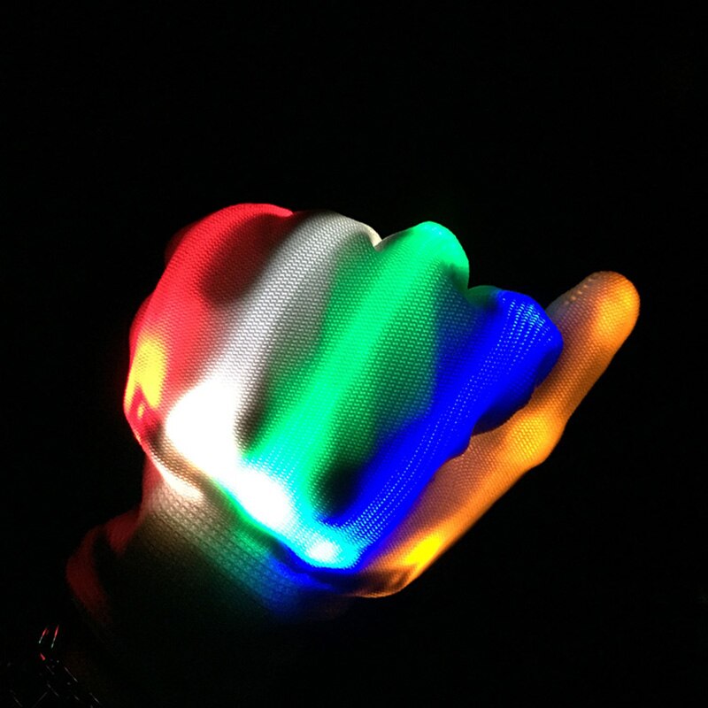 Improved model Strong resistance to pull RGB Light Gloves