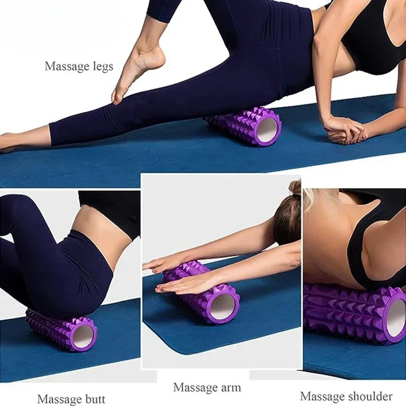 30 cm Schaumstoff-Massagerolle, Hohlsäule, Fitnessgeräte für Muskelmassage, Physiotherapie und Sportrehabilitation
