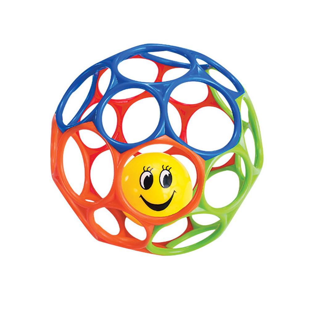 Baby Rattle Toy - Easy Grip Ball Hole Ball Toy Light-Weight Rattle Ball for Babies Little Boys Girls: Multicolor