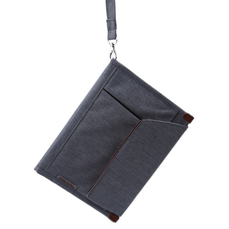 Mężczyźni wodoodporne podróży aktówka przenośny uczeń teczka Oksford aktówka notebooki robić przechowywania telefonu akcesoria podróżne: szary