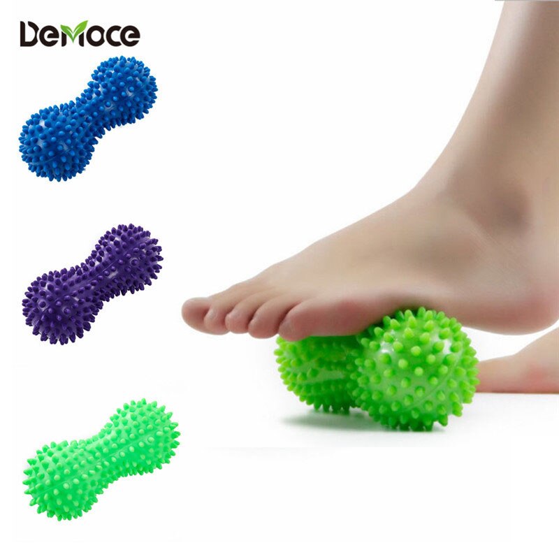 Peanut Massage Ball Spiky Trigger Point Relief Muscle Pain Stress Sensory Ball Therapy Health Care Gym Muscle Relex Apparatus