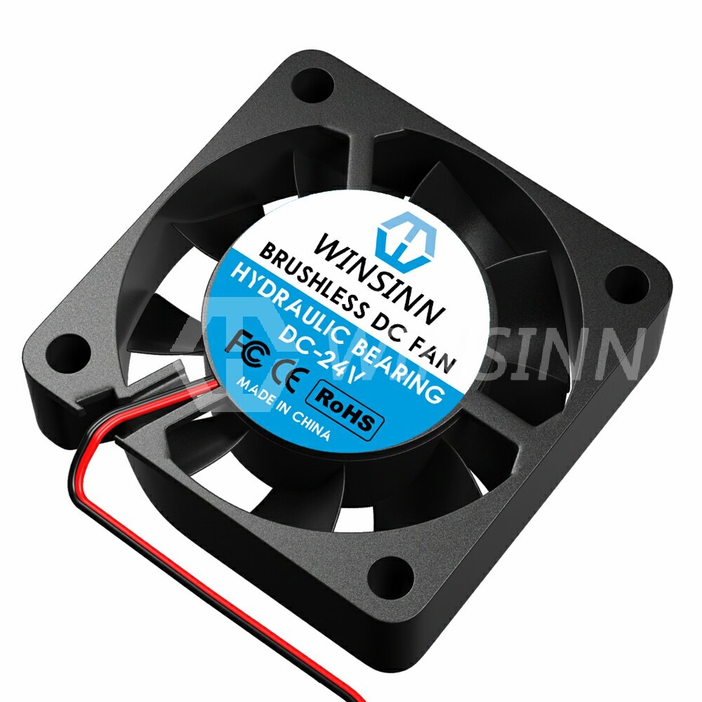 WINSINN 4010 Ventola da 40 mm DC 5 V 12 V 24 V Idraulico/Doppio cuscinetto a sfere Raffreddamento senza spazzole 40x10 mm 2 spillo 3 spillo: Blu