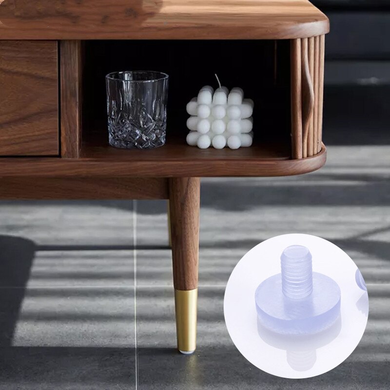 10pcs Silicone Stem Bumpers Screws Hole Plugs Anti collision Embedded Soft for Cabinet Doors and Drawers Anti-slip Foot Pad