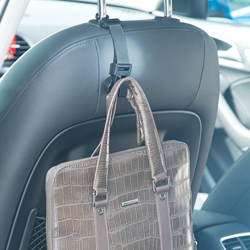 Percha para asiento de coche, bolsa de monedero, gancho para reposacabezas, gancho trasero, 24 Oct, 1 ud.