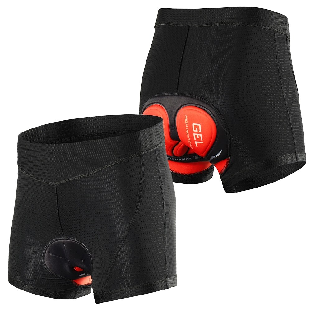 Lixada 3d polstrede mtb-shorts menn sykkelundertøy sykkel sykling sykkelundertøy shorts terrengsykkelshorts sykkelklær