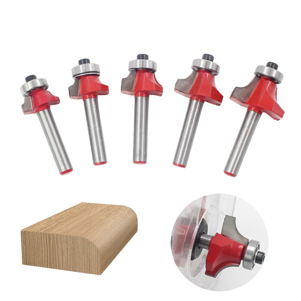 1/4inch Shank Wood Router Bit Straight End Trimmer Milling Cutter clean flush trim corner round cove box bits tools Mill Cutt