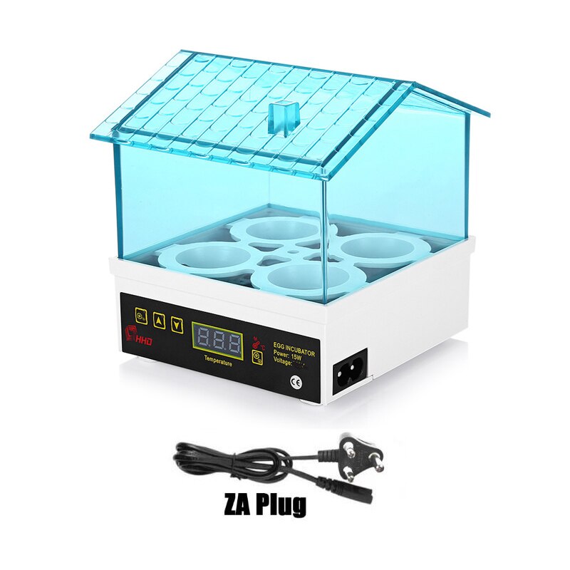 4 kpl munahautomo hautomo mini digitaalinen lämpötila brooder farm brooder viiriäinen muna hautomo hautomo laitteet lapsille: Za pistoke / 220v