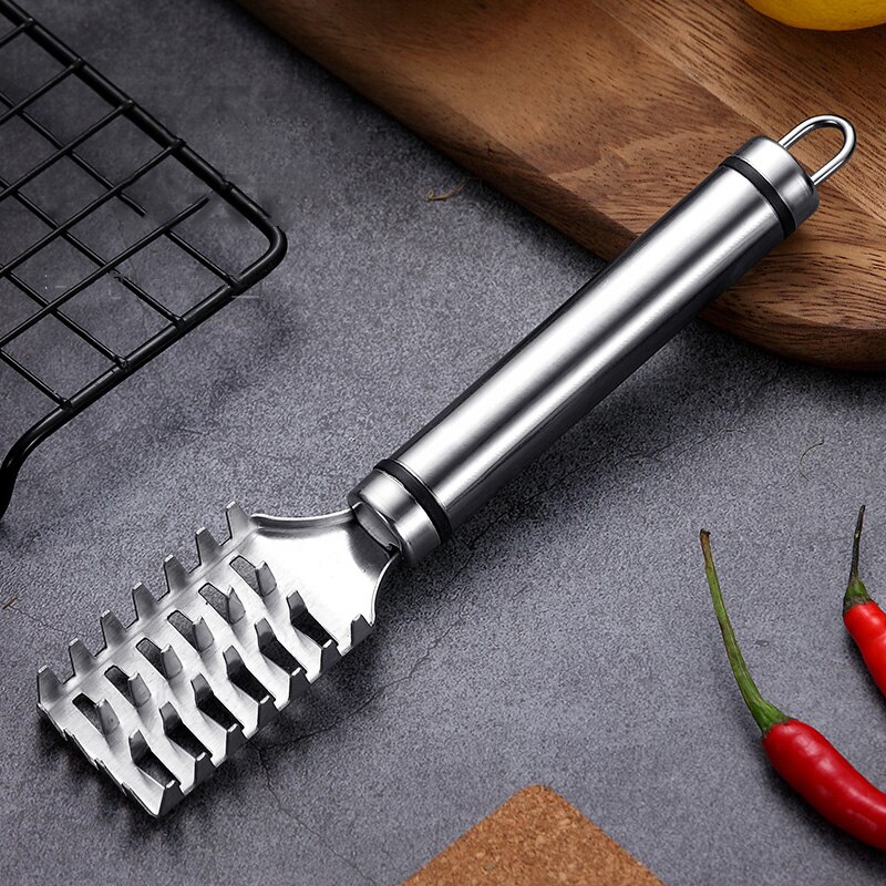 for fish cleaning cleaner fishing stainless steel Fish scaler remover skin clean knife chef Kitchen accessories gadgets tools