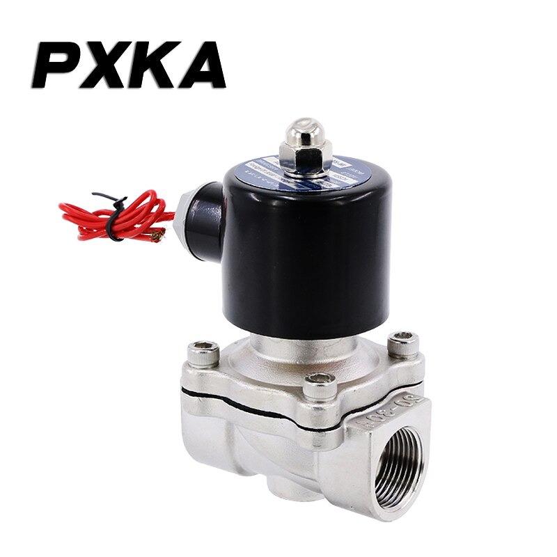 Solenoid Valve Stainless Steel Valve Switch Normally Closed 220v Water Pipe Electronic Valve Pneumatic Coil 24V