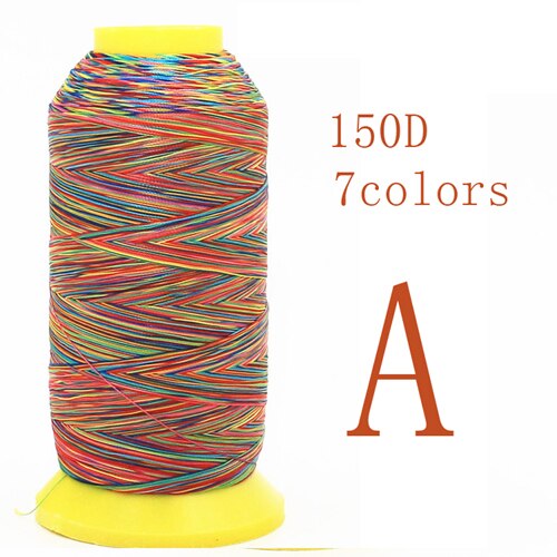 DIY Polyester Rainbow thread of sewing thread machine sewing supplies high-strength sewing scissors hand made
