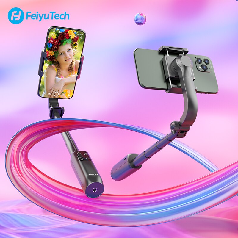 Feiyutech vimble um cardan handheld estabilizador feiyu selfie vara para smartphone extensão pólo tripé para iphone samsung