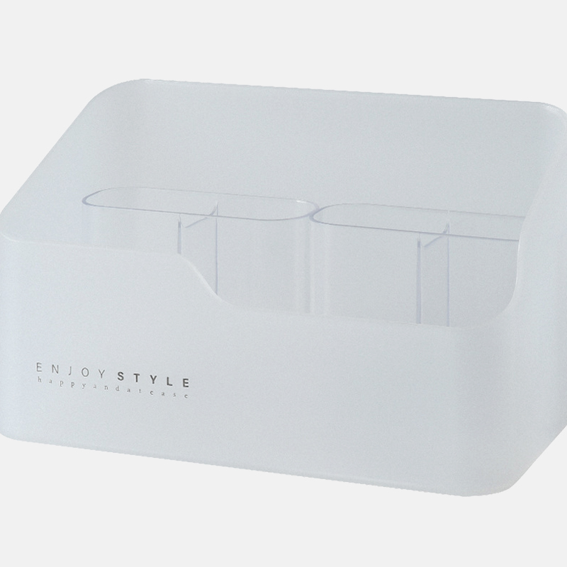 Portable Transparent Makeup Organizer Storage Box Acrylic Make Up Organizer Cosmetic Organizer Makeup Storage Drawers Organizer: Style1-White