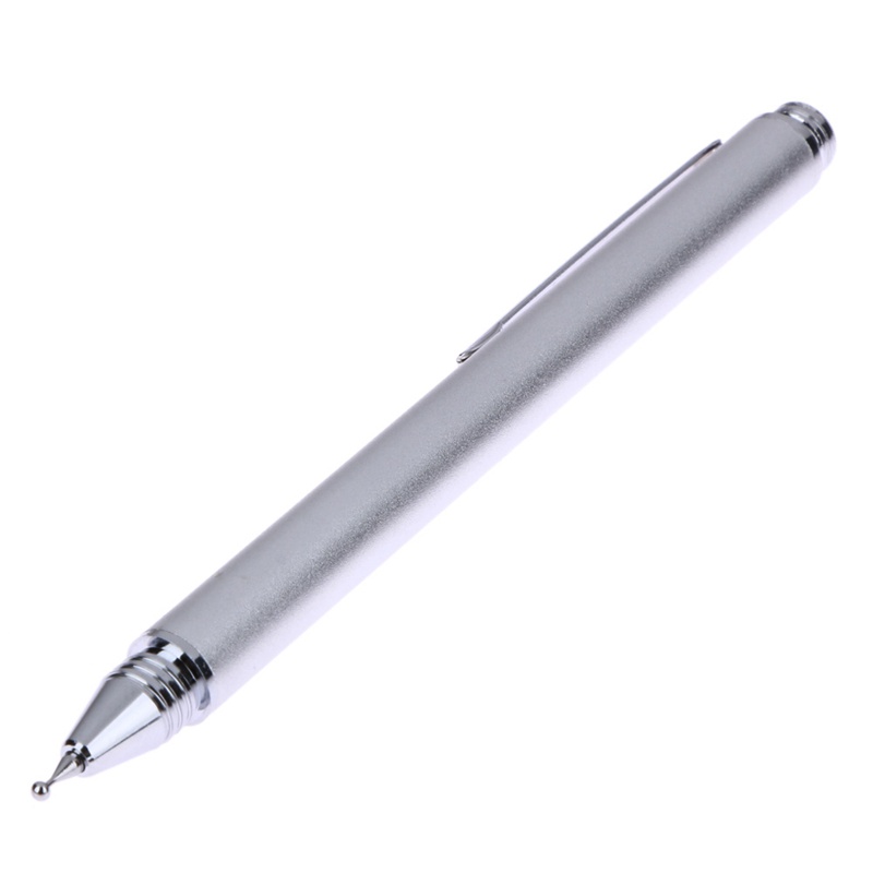 Fine Point Capacitive Touch Stylus Pen for Apple for iPad Nexus 7 Galaxy Tablets Kindle Fire HDX Silver