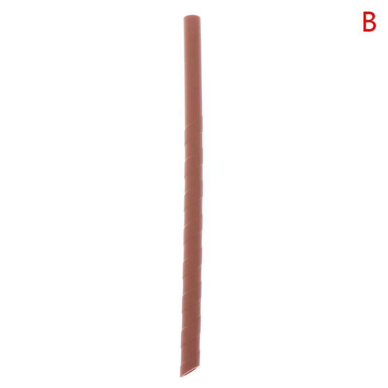 Silicone Straws Set 6 Colors Reusable Drinking Straws with 2 Cleaning Brushes: 2