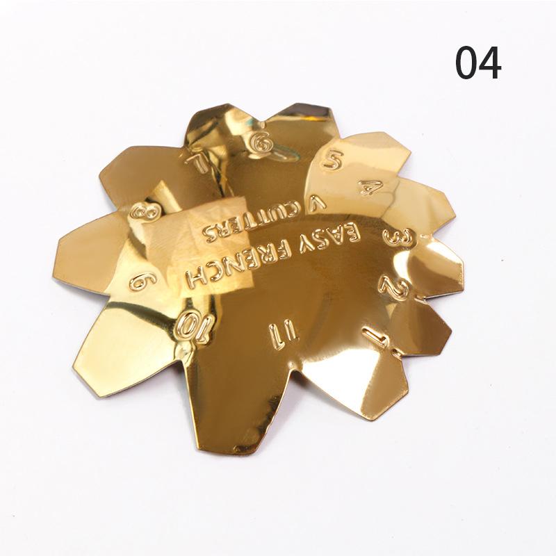 Steel French Tip Cutter Nail Tool Easy Smile V Line Shape Tips Manicure Edge Trimmer Acrylic French Nail Tips: Special Offer 04